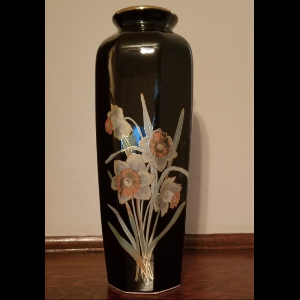Vintage Floral Vase
